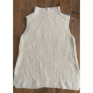 Joe Fresh cozy fisherman style cream tunic sweater